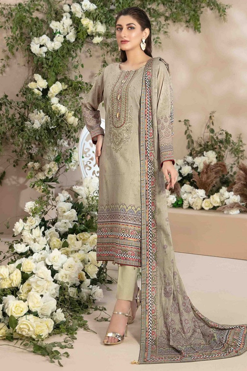 Amna Sohail Lawn By Tawakkal – Ghani Cloth House